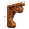 CBL-WC14 Acanthus Scroll Bar Bracket Corbel