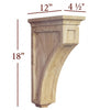 CBL-WC22-XL Extra Large Mission Recessed Window Hood Corbel