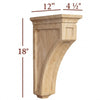 CBL-WC22-XL Extra Large Mission Recessed Window Hood Corbel