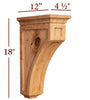 CBL-WC22-XL Extra Large Mission Recessed Window Hood Corbel