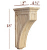 CBL-WC22-XL Extra Large Mission Recessed Window Hood Corbel