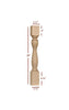 FL20350-29P - Santa Fe Dining Table leg