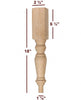 Traditional Harvest Coffee Table Leg