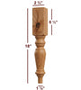 Traditional Harvest Coffee Table Leg