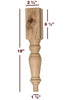 Traditional Harvest Coffee Table Leg