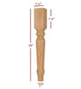 FL2350-29P - Harvest Dining Table Leg