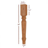 FL2350-29P - Harvest Dining Table Leg