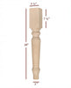 FL2350-29P - Harvest Dining Table Leg