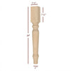 FL2350-29P - Harvest Dining Table Leg