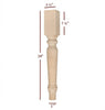 FL2350-29P - Harvest Dining Table Leg