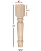 Massive Harvest Dining Leg