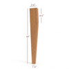 Two Sided Taper Coffee Table Leg