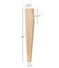 Two Sided Taper Coffee Table Leg