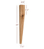 Large Two Sided Taper Dining Leg