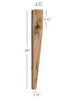 Large Two Sided Taper Dining Leg