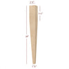 Large Four Sided Taper Dining Leg