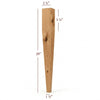 Large Four Sided Taper Dining Leg