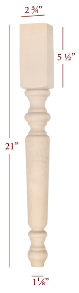 Hamilton Plain Round End Table Leg