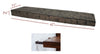 42" Rustic Floating Shelf