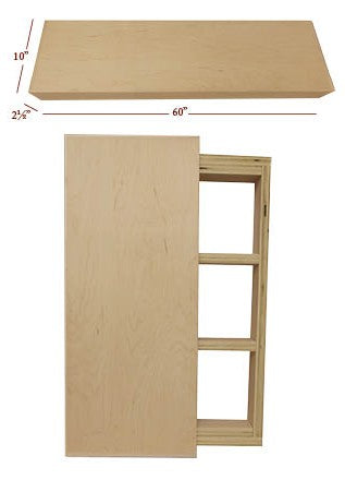 FS-60-10 - 60" Floating Shelf Kit