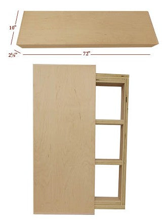 FS-72-10 - 72" Floating Shelf Kit