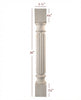 ISL-TW2 Essential Reeded Kitchen Island Leg