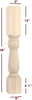 ISL10500P Massive Dellinger Kitchen Island Leg