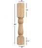 ISL10500P Massive Dellinger Kitchen Island Leg