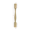ISL12300P - Small Williamsburg Plain Round Kitchen Island Leg