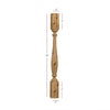 ISL12300P - Small Williamsburg Plain Round Kitchen Island Leg