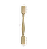 ISL12300P - Small Williamsburg Plain Round Kitchen Island Leg