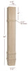 ISL14475CP Massive Charleston Square Plain Contemporary Kitchen Island Leg