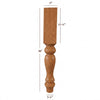 ISL18500P Massive Empire Farm Kitchen Island Leg
