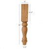 ISL18500P Massive Empire Farm Kitchen Island Leg