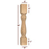 ISL20500P Massive Santa Fe Kitchen Island Leg