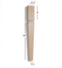 ISL22275-TP - Slender Tapered Square Mission Kitchen Island Leg