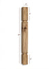 ISL22300-CP Small Mission Square Plain Kitchen Island Leg