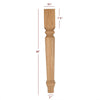 ISL2350P-SS - Harvest Plain Short Shank Island Leg