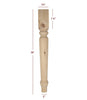 ISL2350P-SS - Harvest Plain Short Shank Island Leg
