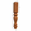 ISL28475CP Massive Ellis Square Contemporary Kitchen Island Leg