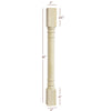 ISL30300P - Small Kimerick Round Plain Kitchen Island Leg