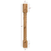 ISL30300P - Small Kimerick Round Plain Kitchen Island Leg