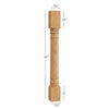 ISL30350P - Kimerick Plain Kitchen Island Post