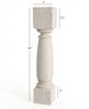 ISL32500P Massive Rochester Kitchen Island Leg