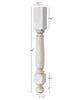 ISL34350P Franklin Farmhouse Kitchen Island Leg