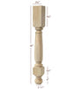ISL34350P Franklin Farmhouse Kitchen Island Leg
