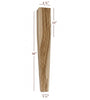 ISL3475-4ST Massive Four Sided Tapered Cosmo Kitchen Island Leg