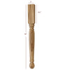 ISL36300P Small Roosevelt Plain Round Farm Kitchen Island Leg