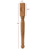 ISL36300P Small Roosevelt Plain Round Farm Kitchen Island Leg