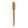 ISL4300P Small Hamilton Round Plain Kitchen Island Leg